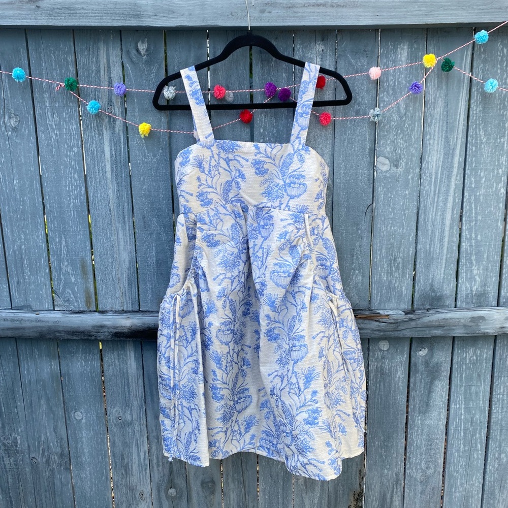 Empire Waist Floral Mini Dress